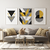 Quadro Decorativo - trio: geométrico amarelo - comprar online