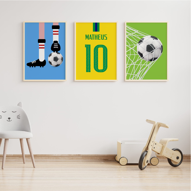 Quadro Decorativo Infantil Decorativo Infantil - Futebol (11)