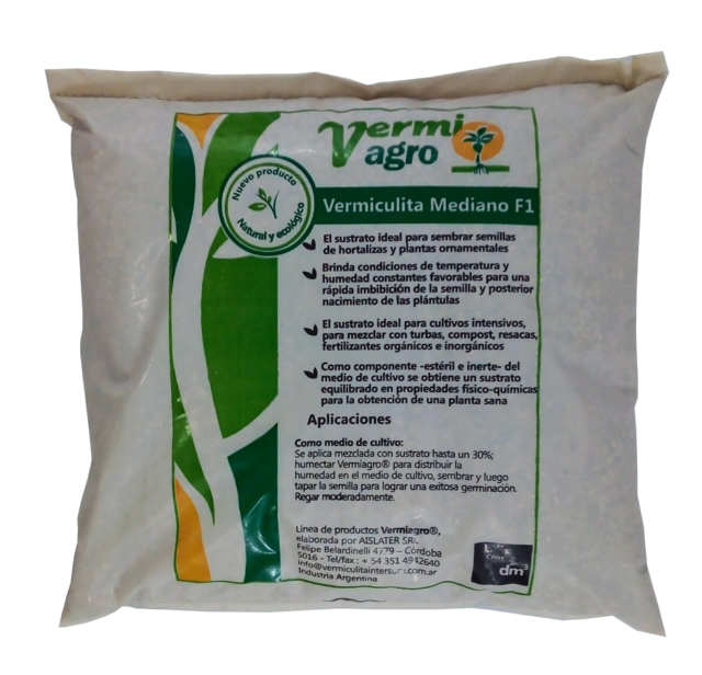 Vermiculita 50 Dm3. Vermi Agro - Cordoba Grow Shop