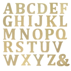 Aplique Letras 10cm MDF 3mm