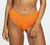 Calcinha Biquíni Hot Pants Canelada Laranja