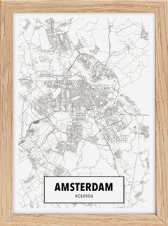 Mapa Amsterdam - comprar online