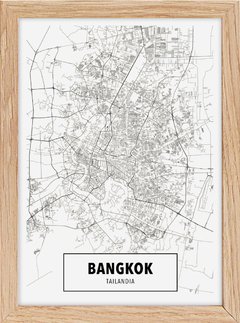 Mapa Bangkok - comprar online