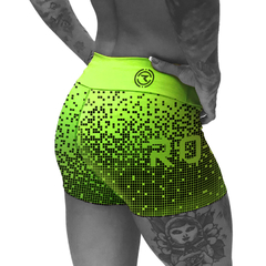 Short Calza PixelFly (Lima Fluo)