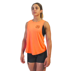 Sudadera Cruzada DryPro Logo (Naranja Fluo) - comprar online