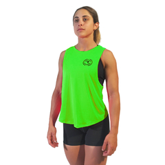 Sudadera Cruzada DryPro Logo (Verde Fluo) - comprar online