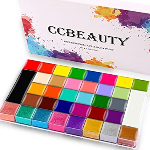 CC Beauty Paleta 36 Colors Face & Body + SFX Neon