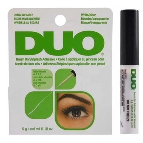 DUO Pegamento para pestañas postizas WHITE CLEAR LATEX FREE