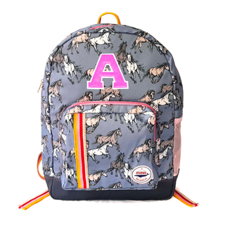 Mochila Grande Caballos Pink