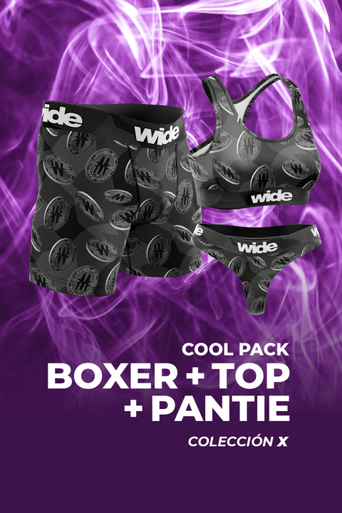 1 BOXER + 1 PANTIE + 1 TOP | Colección X