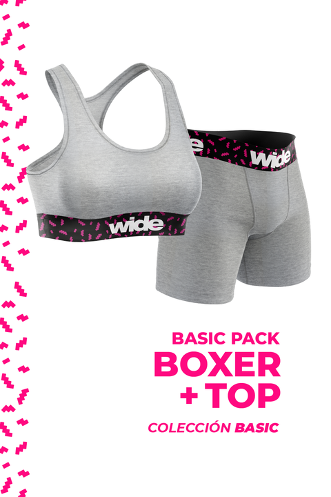 1 Top + 1 BOXER Basic | Precio x Últimas unidades!