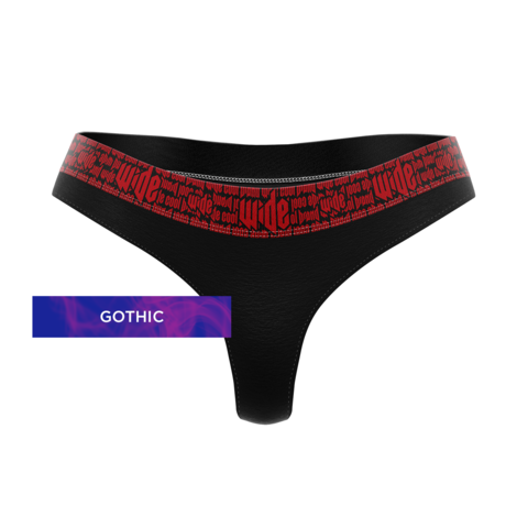 Pantie "Gothic" [Colección Black]