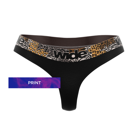 Pantie "Print" [Colección Black]