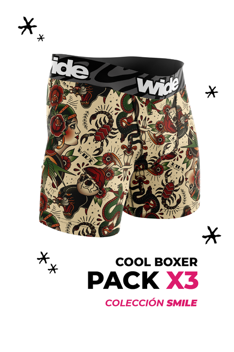 Cool Boxer x3 | Colección Smile