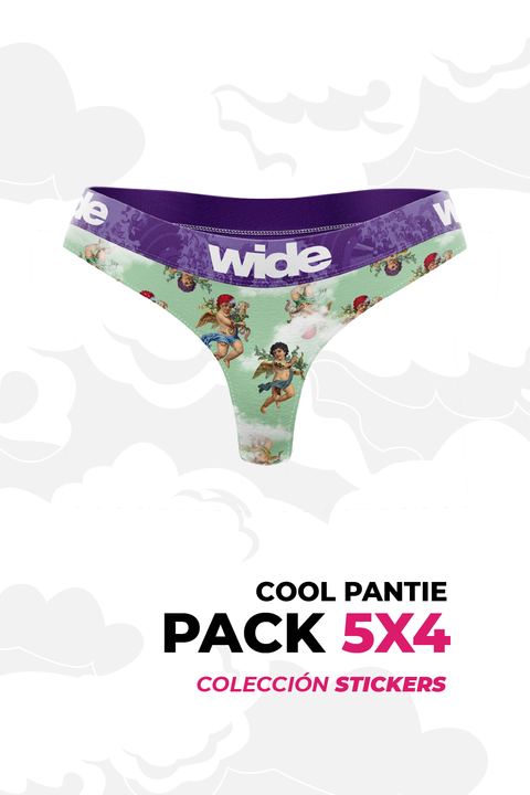 COOL PANTIES | Pack 5X4 | Colección Stickers!
