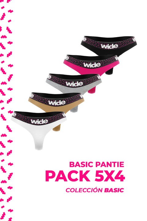 Basic Pantie Pack 5x4 | | Precio x Últimas unidades!