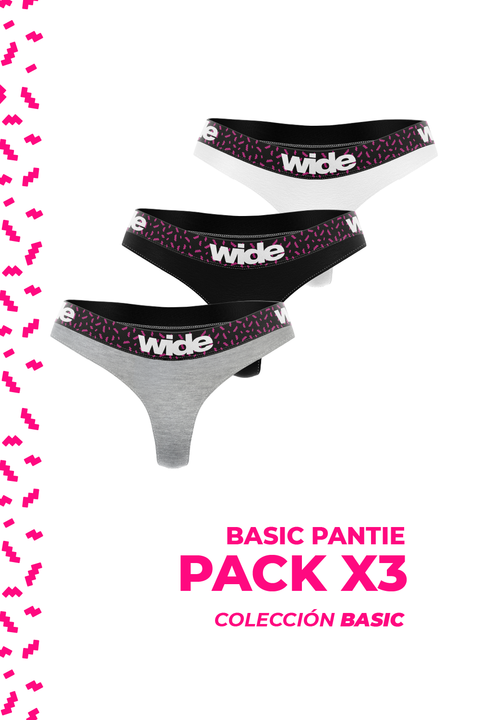 Basic Pantie Pack x3 | Precio x Últimas unidades!