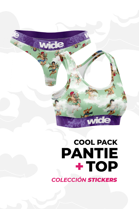 1 Top + 1 Pantie | Colección Stickers!