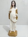 Nossa Senhora Grávida - 30 cm - Pérola Bege
