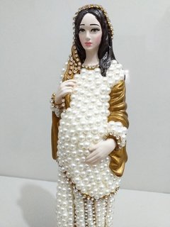 Nossa Senhora Grávida - 30 cm - Pérola Bege - comprar online