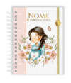 Caderneta da Gestante Luxo Personalizada com Nome Mãe é Amor Rosé