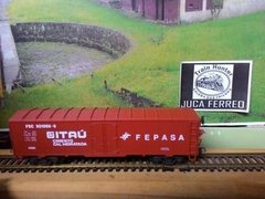 B161 - Vagao Fechado FSC FEPASA Itau - Ref. 2022 Frateschi - Produto fora de catalogo - loja online