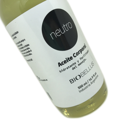 Aceite para Masajes Neutro Sin Fragancia - Biobellus 500ml