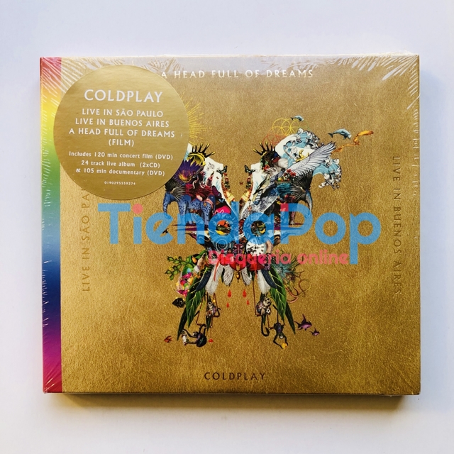 Cd + Dvd Coldplay Live Bs As/ Live Sao Paulo - Edicion Especial Limitada 2  Cds + 2 Dvds Con Digipack Desplegable - 24 Temas