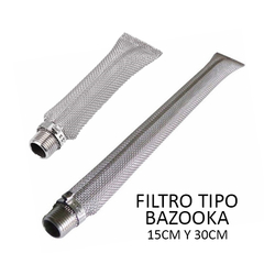 Filtro Bazooka de Acero Inox