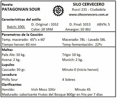 Patagonian Sour - Silo Cervecero | Insumos Cerveceros | Cerveza Artesanal
