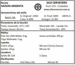 Saison Argenta - comprar online