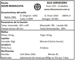 Sour Maracuya - Silo Cervecero | Insumos Cerveceros | Cerveza Artesanal