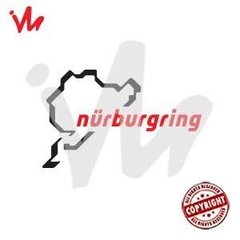 Adesivo Circuito Nurburgring 2 Cores - comprar online