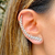 Ear cuff Allori Prateado - comprar online