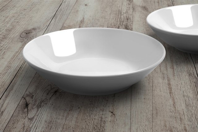 LINEA BLANCA 2100 Plato Hondo Set x 6 unidades