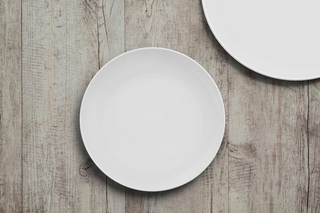 Platos Porcelana Blanco Playo/Postre (x2)