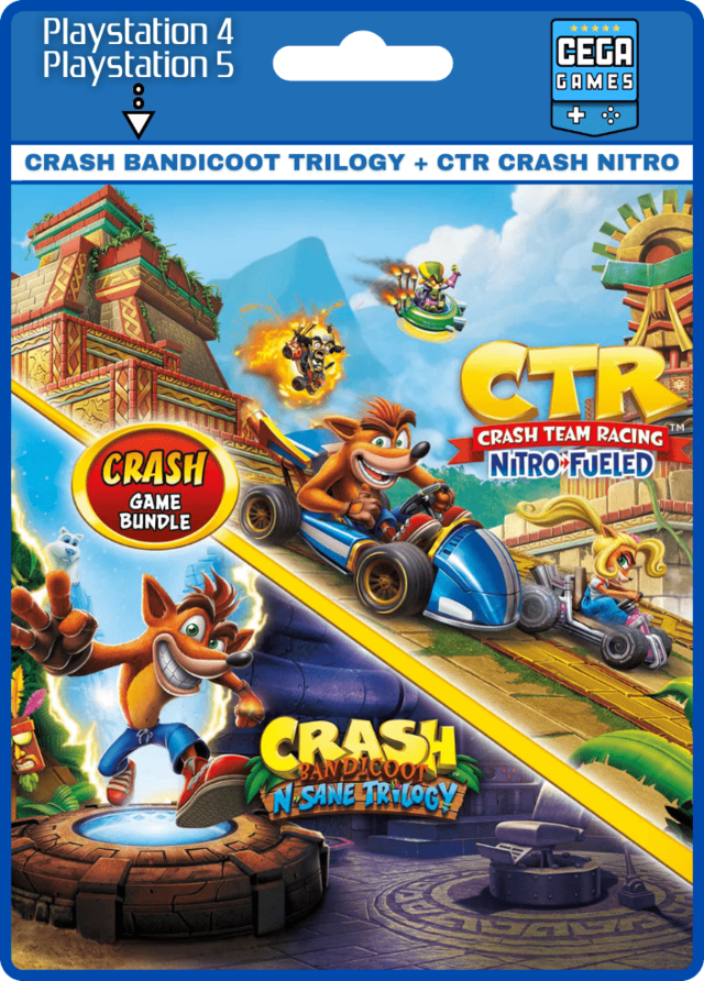 Crash Bandicoot Bundle: N. Sane Trilogy + CTR Nitro-Fueled