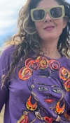 Remera manga larga Marisa Frida, violeta abarca desde S a L
