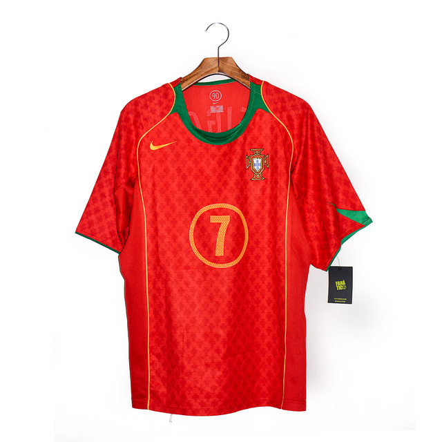Camisa de Futebol Seleção de Portugal 2004/2005 Figo | Para Fanátic