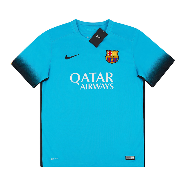 Camisa de Time de Futebol Barcelona 2015/2016 Nike | Fanático