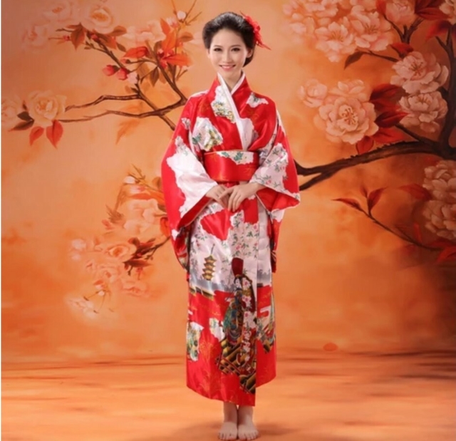 Kimono vermelho feminino 2025