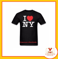 Camiseta I Love Ny - Preta