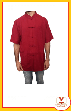 Blusa Masculina De Algodão - Vermelha