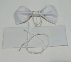 Obi ( faixa) com laço - Branco* - comprar online