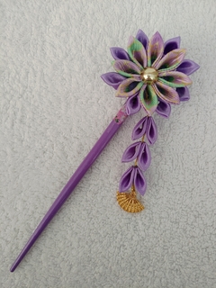 Palito Hashi - Kanzashi Modelo Chie - Kimonos Liberdade