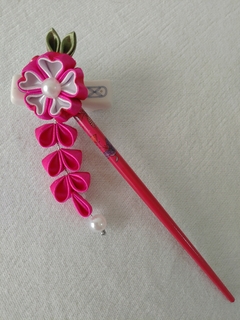 Palito Hashi - Kanzashi Modelo Sakura - Kimonos Liberdade