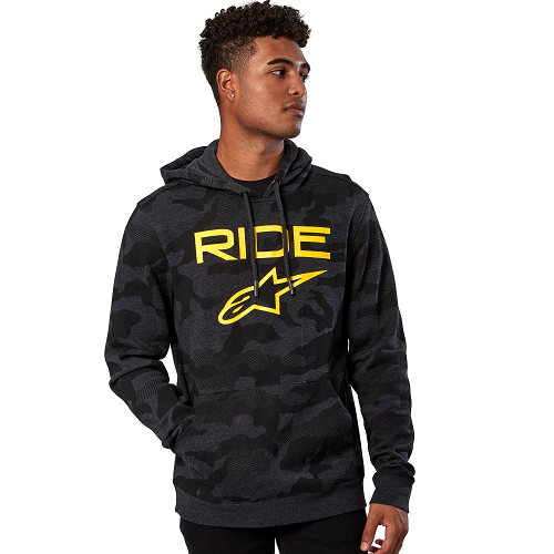 BUZO ALPINESTARS AREA HOODIE CHARCOAL HEATHER