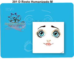 201/D - Stencil Rostinho Humanizados M