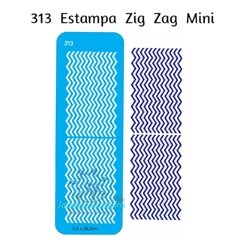 313 - Estampa Zig-Zag Mini