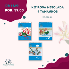 Kit Rosa Mesclada - 4 Tamanhos - comprar online